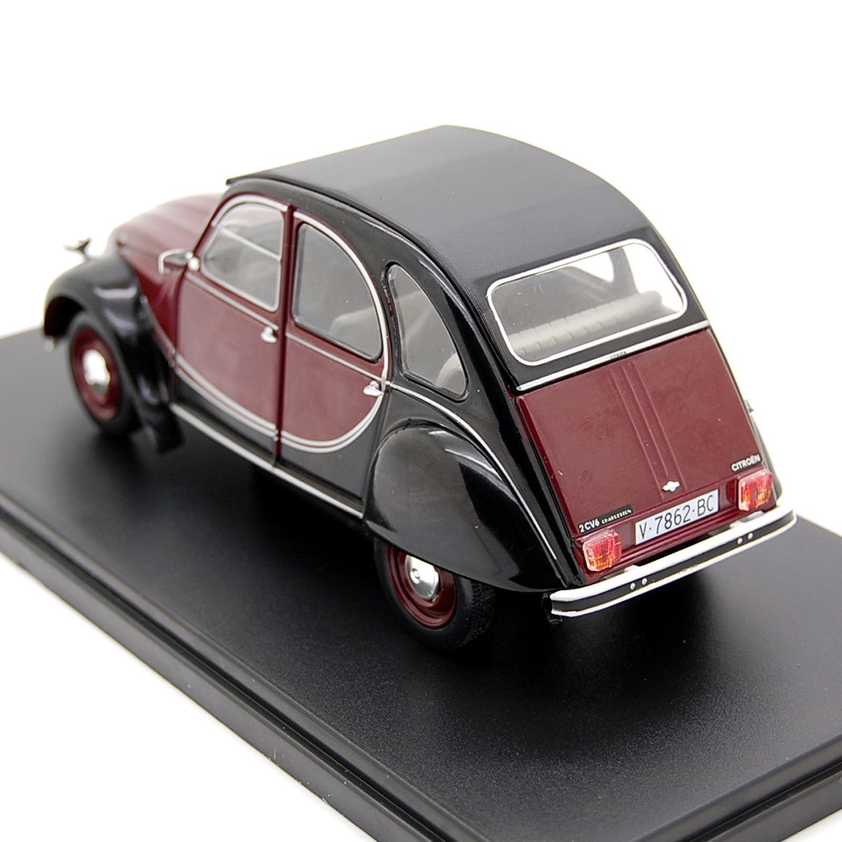 Citroen 2CV Charleston 1982 Rouge - Noir 1:24 - 25534