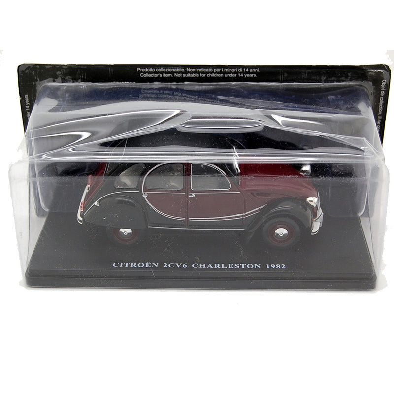 Citroen 2CV Charleston 1982 Rouge - Noir 1:24 - 25537