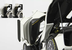 Ferrari FXX K Evo Presentazione 70 white stripes black 1:18 - 26889