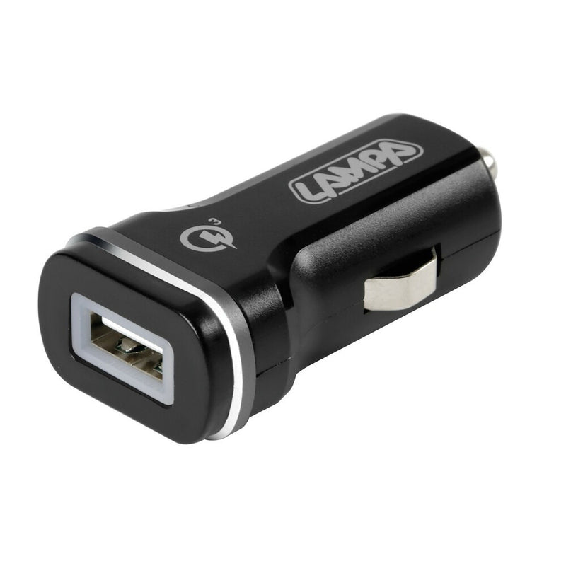 Caricabatteria 1 porta Usb Qualcomm Quick Charge 3000 mA 12/24V - 27093