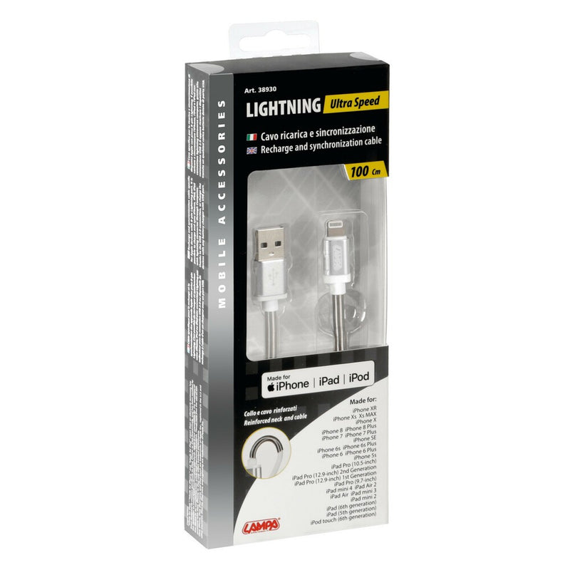 Cavo Usb - Apple Lightning 100 cm Bianco - 27099