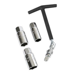 Chiave svita candele snodabile 3 in 1 bussole 16+18+21 mm - 2748