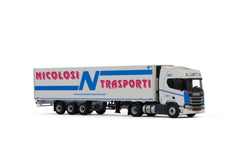 Scania S Highline CS20H "Nicolosi Trasporti" frigorifero 3 assi (I) 1:50 - 27800