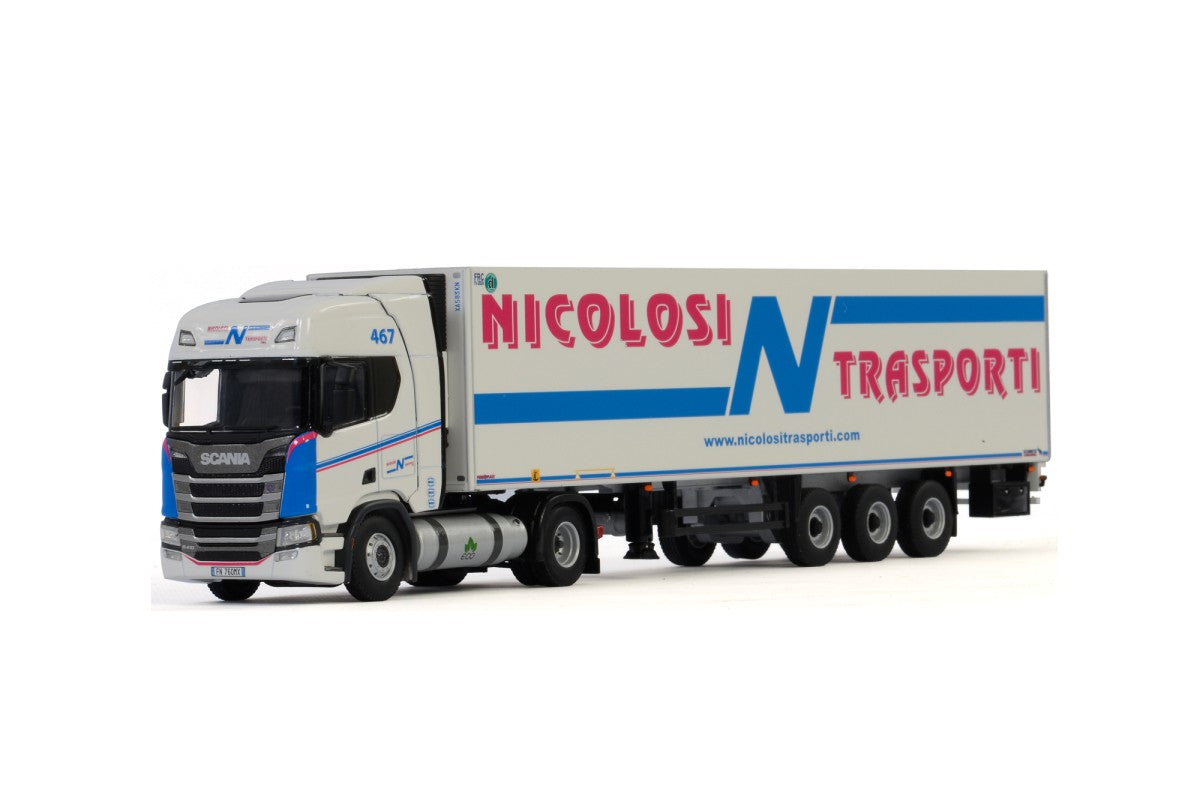 Scania S Highline CS20H "Nicolosi Trasporti" frigorifero 3 assi (I) 1:50 - 27801