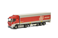 Mercedes-Benz Actros MP4 SLT Stream Space rimorchio tenda "Arcese Trasporti" frigorifero 3 assi (I) 1:50 - 27865