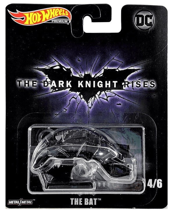 The Bat "The Dark Night Rises" 2008 "Batman Real Riders" 4/6 Hotwheels 1:64 - 28202