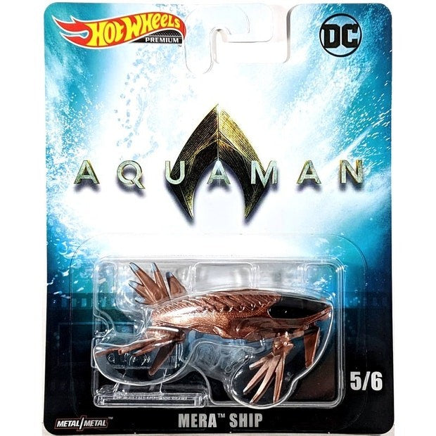 Aquaman Mera Ship "Justice League" - "Batman Real Riders" 5/6 Hotwheels 1:64 - 28209