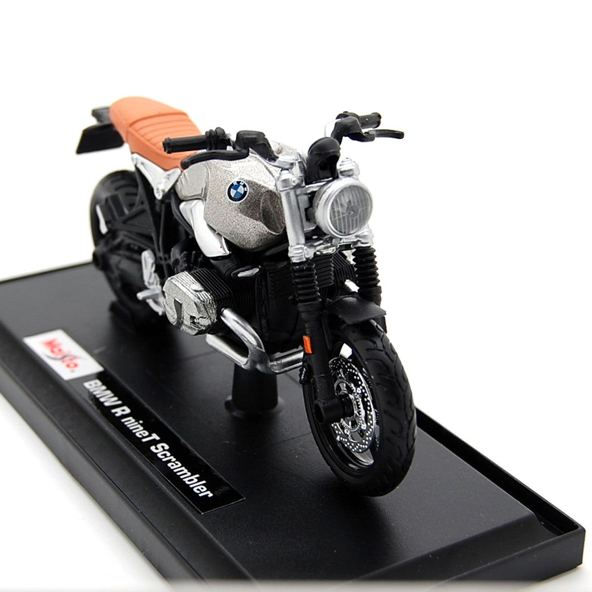 BMW R Nine T Scrambler Silver 1:18 - 28321