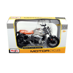 BMW R Nine T Scrambler Silver 1:12 - 28546