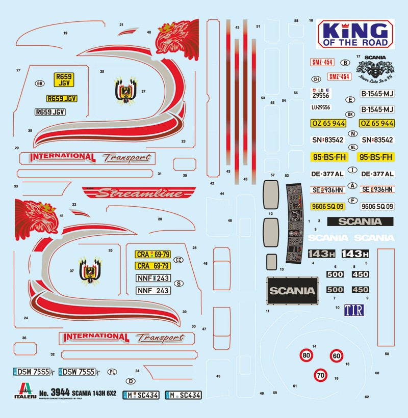 Scania Streamline 143H 6x2 Kit 1:24 - 28949