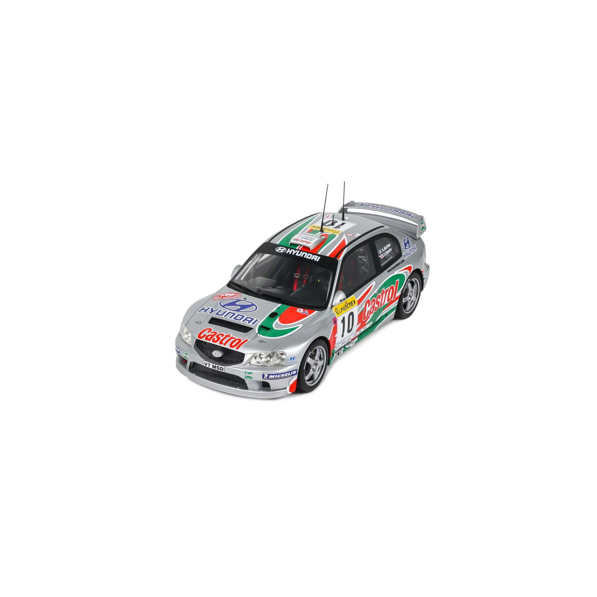 Hyundai Accent WRC 2001 Rally Monte Carlo 1:18-8