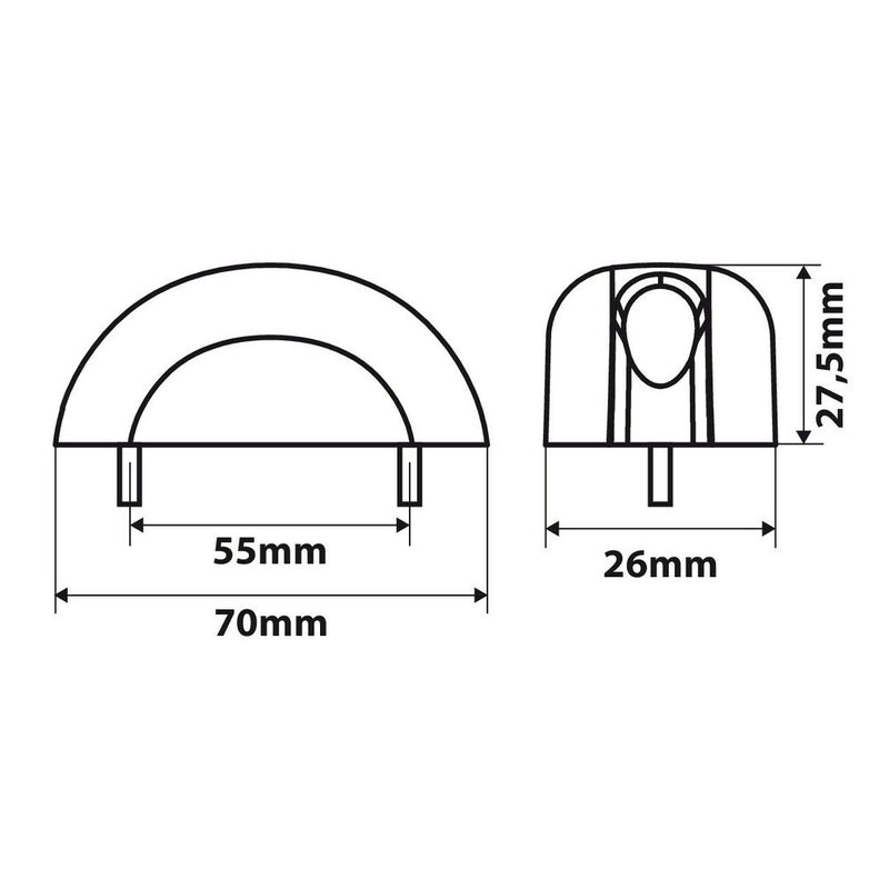 Fanale a Led Smd illuminazione targa 10/30V - 30105