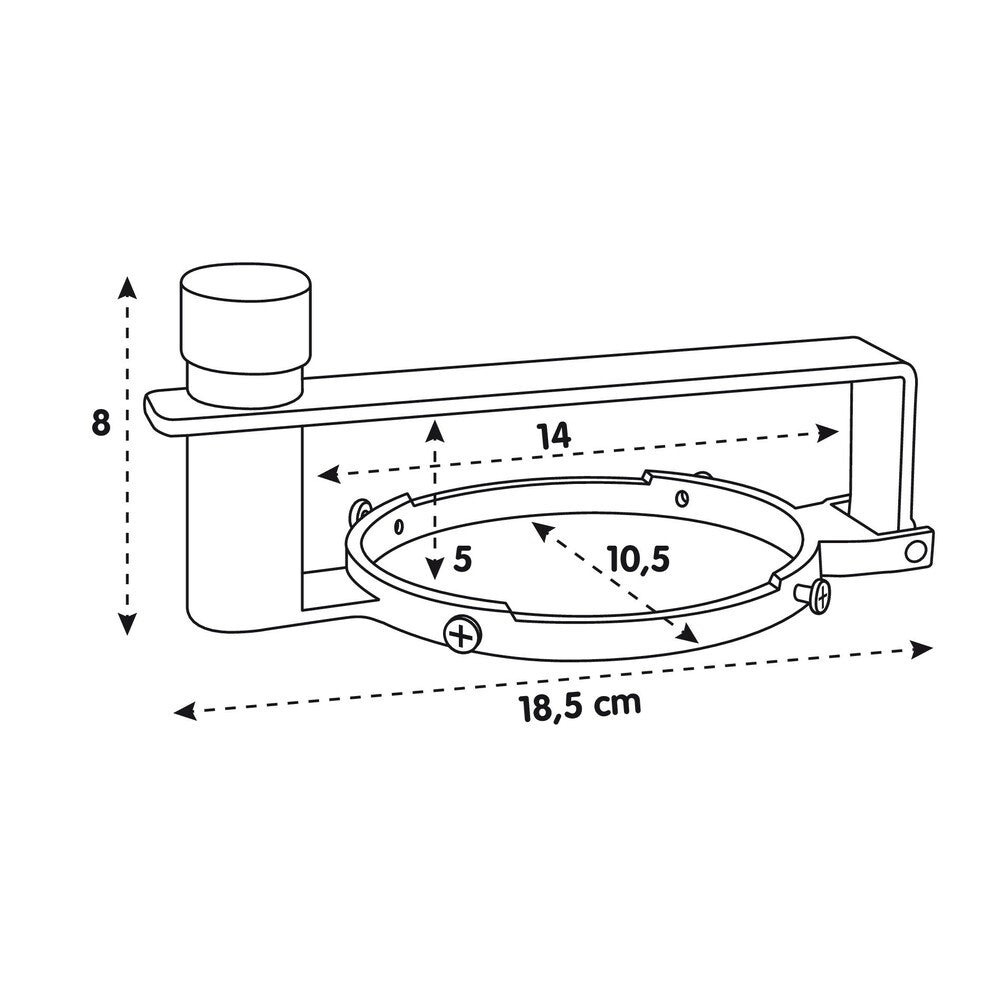 T-Block antifurto carburante - Ø 80 mm - 30136