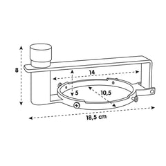 T-Block antifurto carburante - Ø 80 mm - 30136