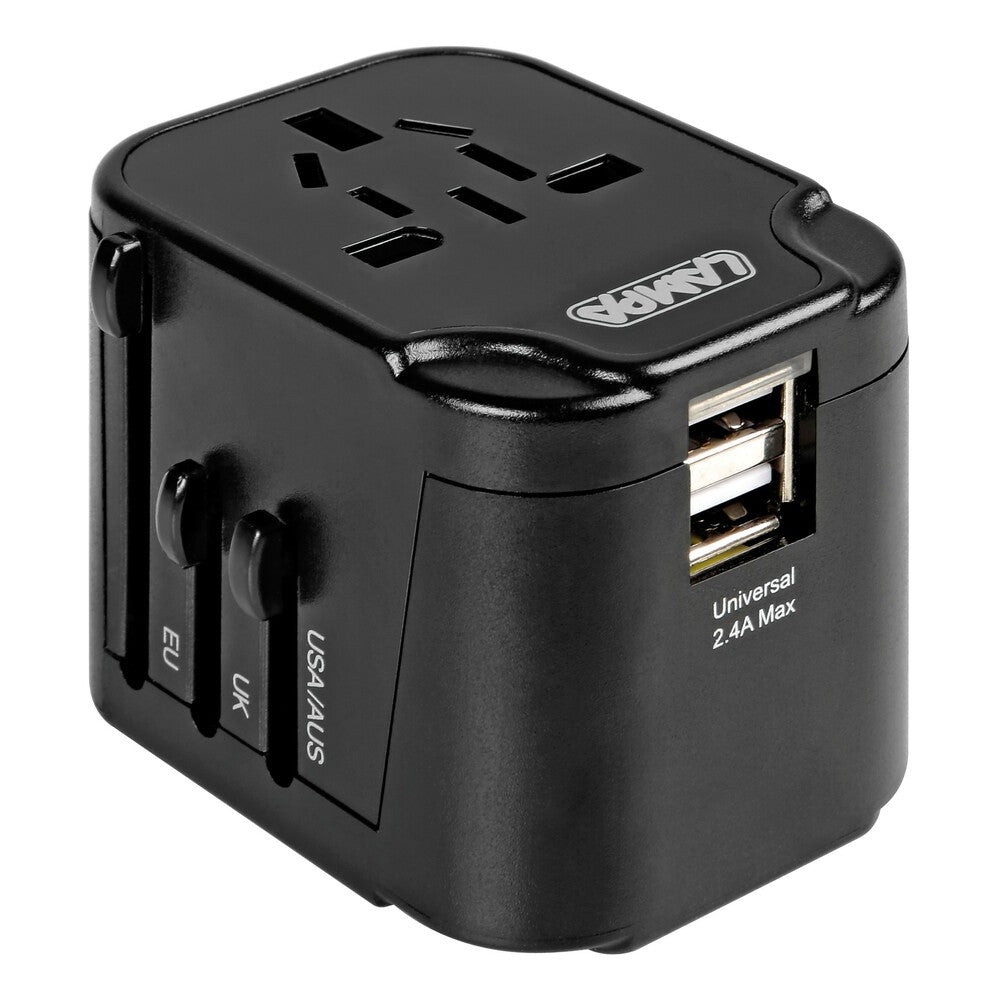 Travel Mate Elite adattatore universale da viaggio + caricatore Usb a 2 porte - 30853