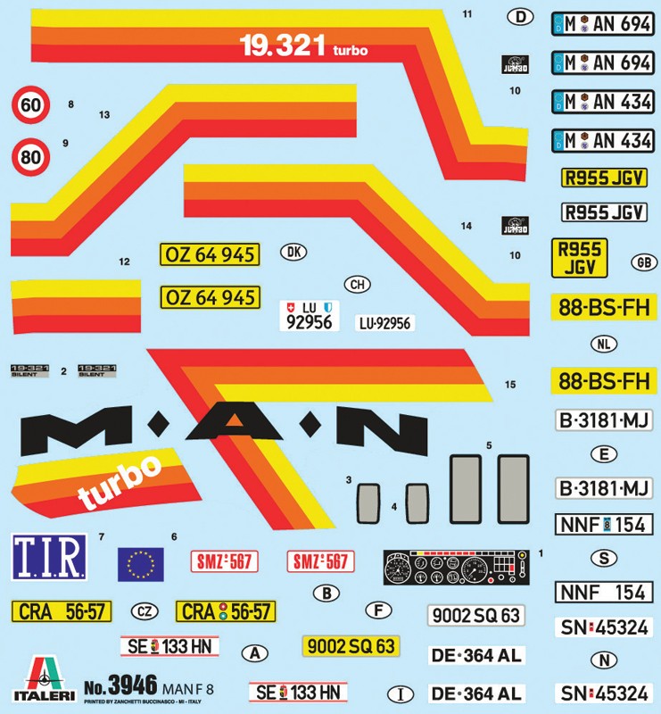 MAN F8 19.321 4x2 Kit 1:24 - 31132