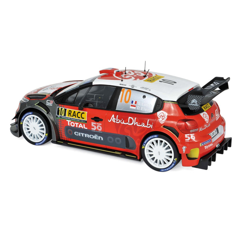 Citroën C3 WRC 10 Winner Catalogne 2018 S.Loeb / D.Elena 1:18 - 31365