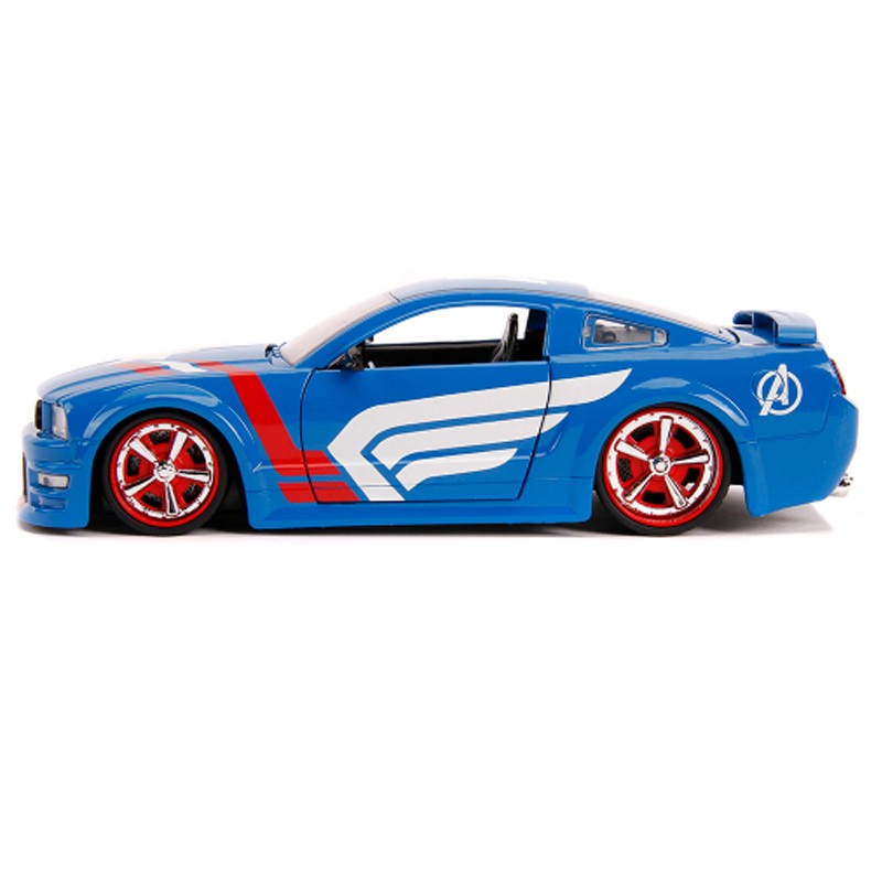Ford Mustang GT 2016 Capitan America con personaggio 1:24 - 31470