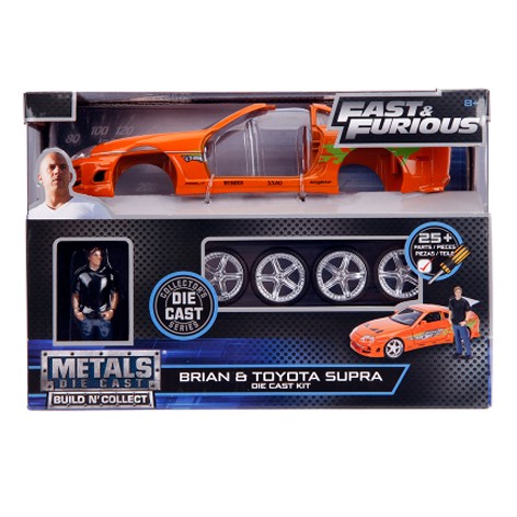 Toyota Supra 1995 Brian's  car dal film Fast & Furious  + Brian O'Conner Kit  1:24 - 31690