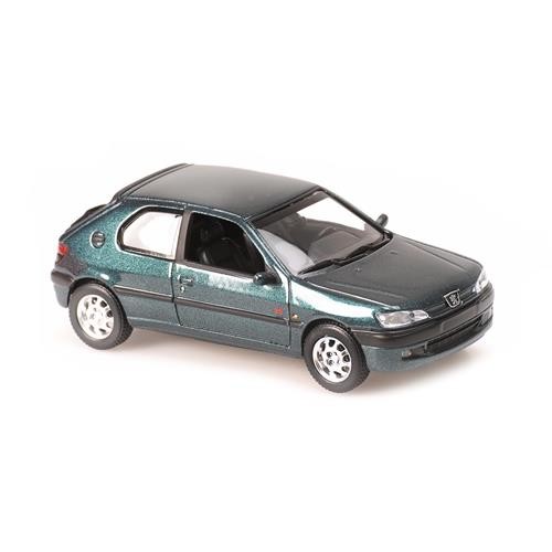 Peugeot 306 1998 Green Metallic 1:43 - 32400