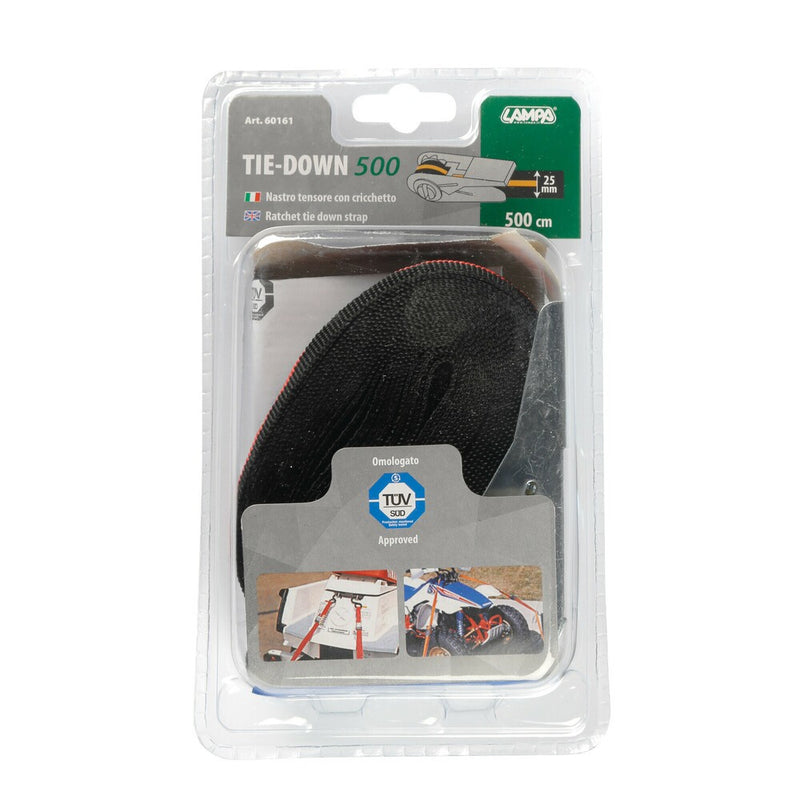 Cinghia lega bagagli con cricchetto 5 mt - 32551