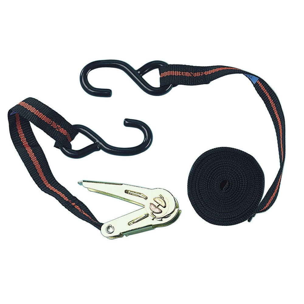 Cinghia lega bagagli con cricchetto 4,50 m + 0.50 m con ganci "S" - 32557