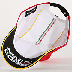 Abarth Corse Cappellino Visiera Baseball White - 32977
