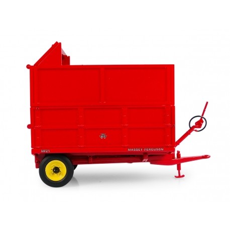 Massey Ferguson MF 21 - 3.5 Ton tipping trailer with Silage extension sides rimorchio 1:32 - 33588