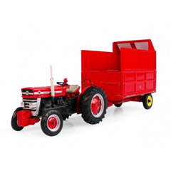 Massey Ferguson MF 21 - 3.5 Ton tipping trailer with Silage extension sides rimorchio 1:32 - 33598