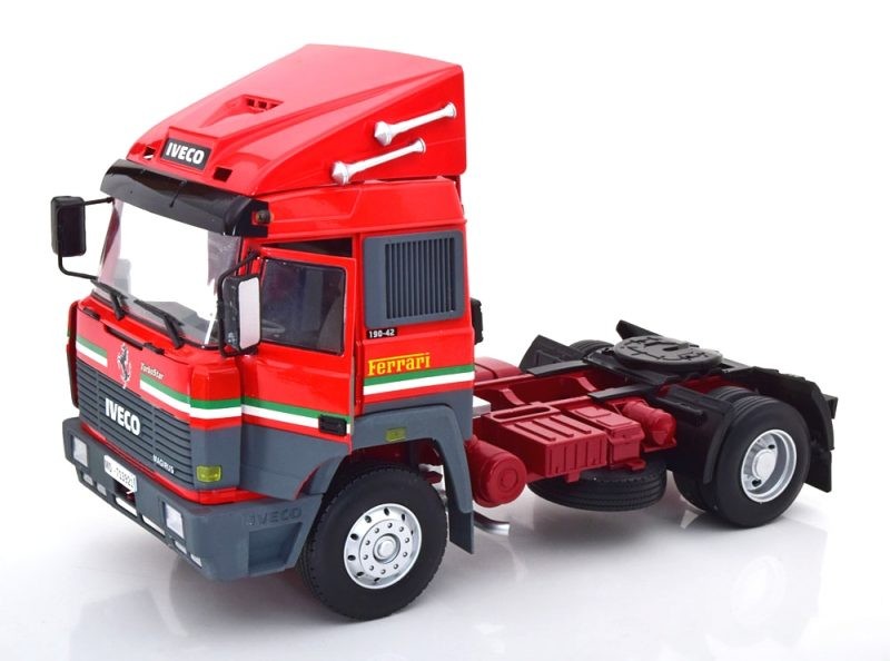 Iveco Turbostar 190-42 1988 Red "Scuderia Ferrari" 1:18 - 34038