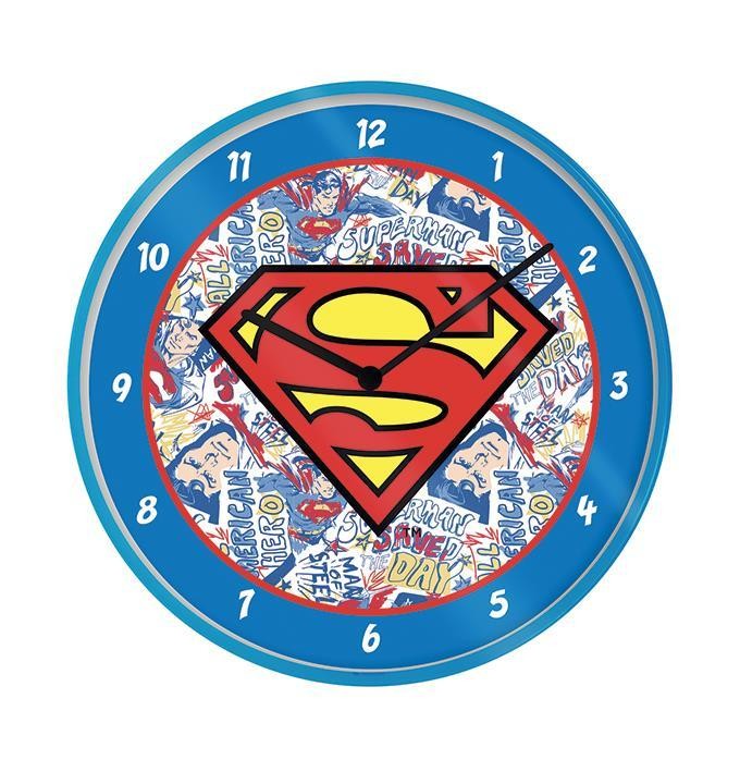 Superman Logo DC Orologio da Parete 25cm - 34115