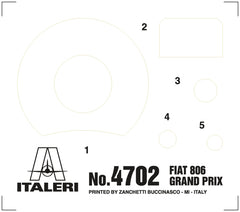 FIAT 806 Grand Prix Kit 1:12-3