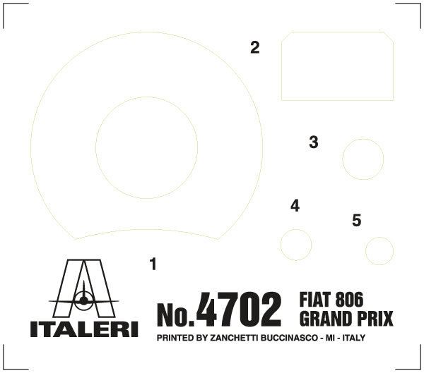 FIAT 806 Grand Prix Kit 1:12-3
