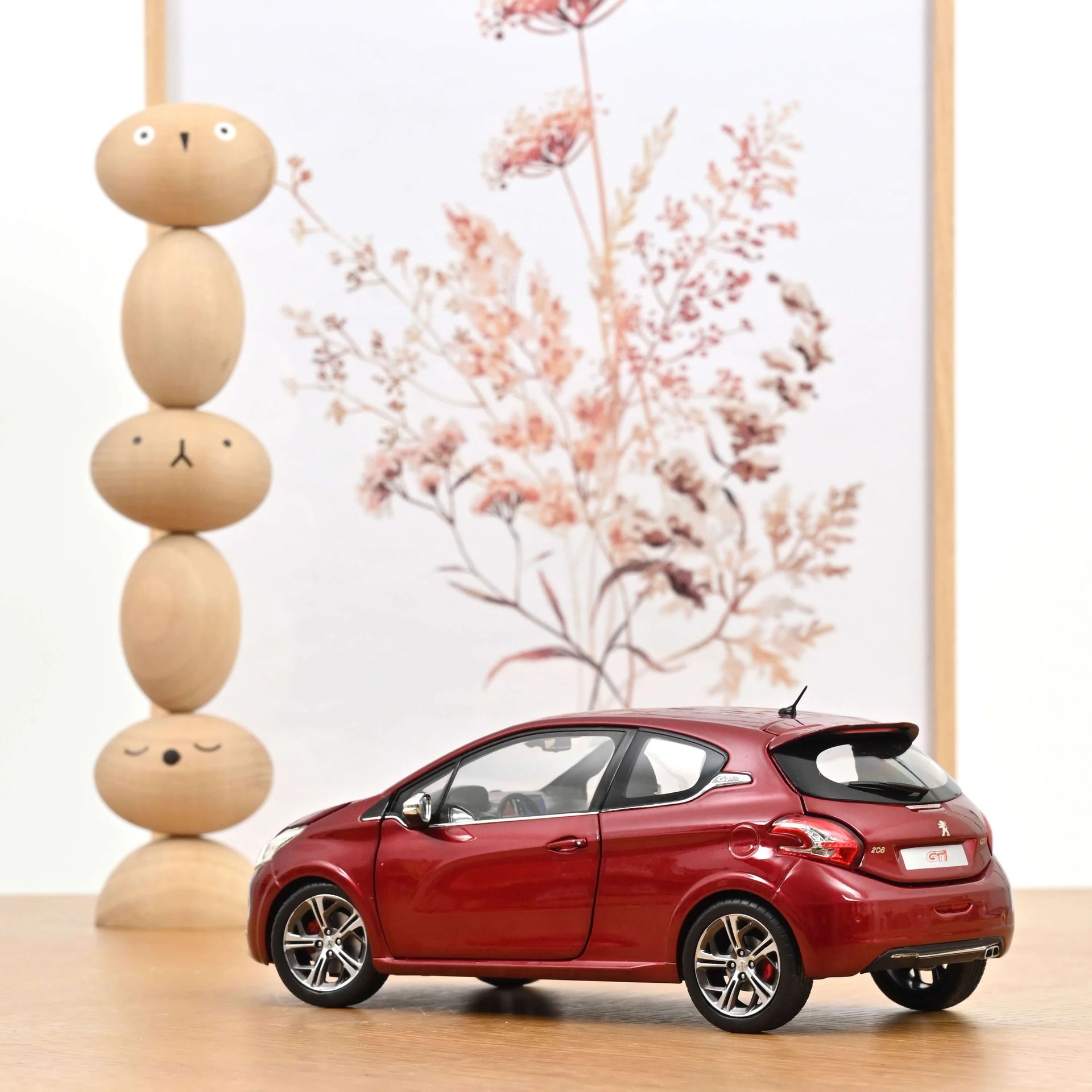 Peugeot 208 GTi 2013 Rubis Red 1:18-12