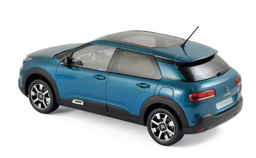 Citroën C4 Cactus 2018 Emeraude Blue & White deco 1:18 - 3528