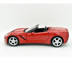 Chevrolet Corvette Stingray Z51 2014 cabrio Rosso 1:24 - 35296