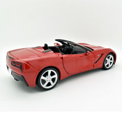 Chevrolet Corvette Stingray Z51 2014 cabrio Rosso 1:24 - 35299
