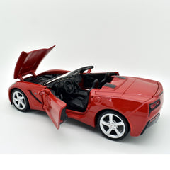 Chevrolet Corvette Stingray Z51 2014 cabrio Rosso 1:24 - 35303