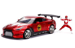 Nissan GT R (R35) 2009 Candy Red with Red Ranger 1:24 - 35393