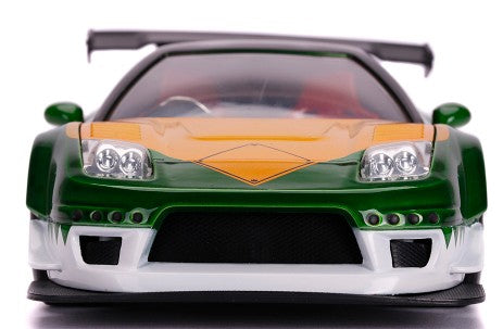 Honda NSX Type R Japan Spec 2002 Candy Green with Green Ranger 1:24 - 35401