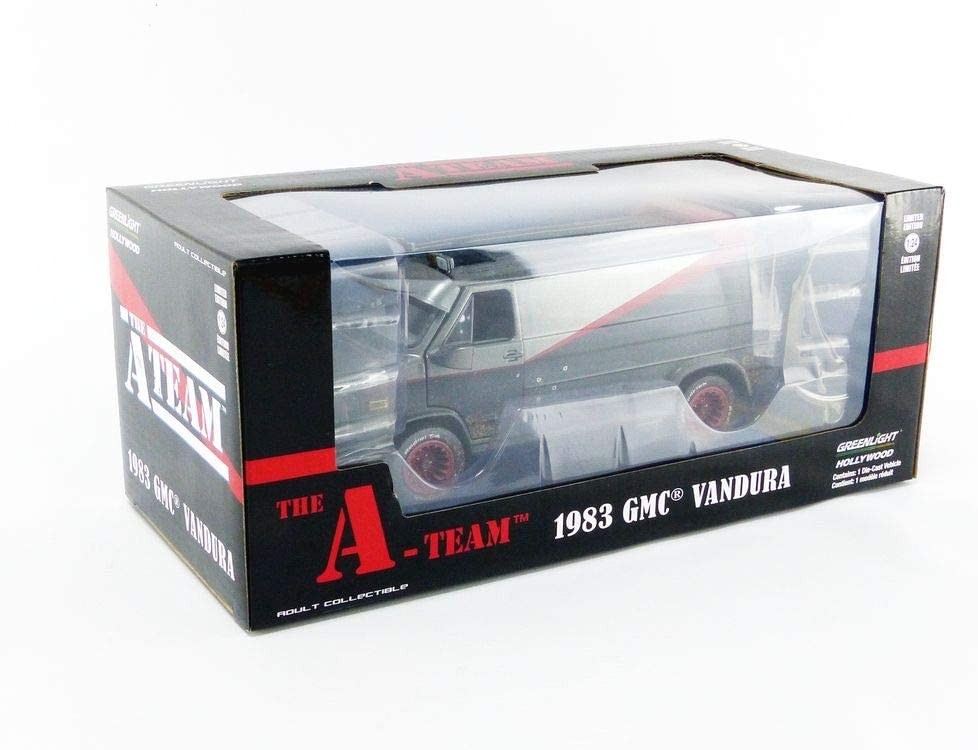 GMC Vandura 1983 "The A-Team" Weathered Version with Bullet Holes (1983-87 TV Series) 1:24 - 35476
