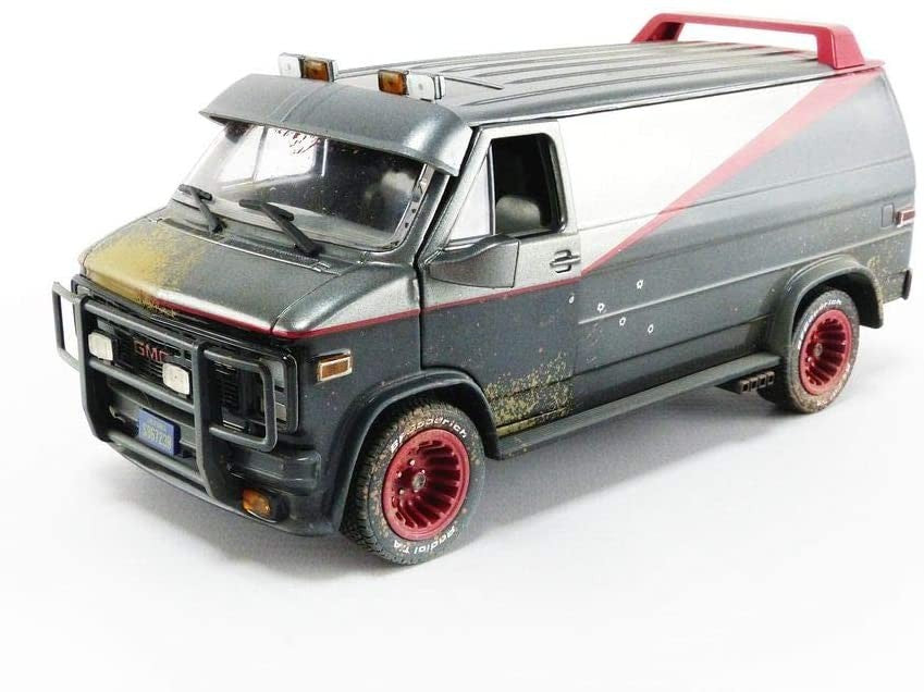GMC Vandura 1983 "The A-Team" Weathered Version with Bullet Holes (1983-87 TV Series) 1:24 - 35480