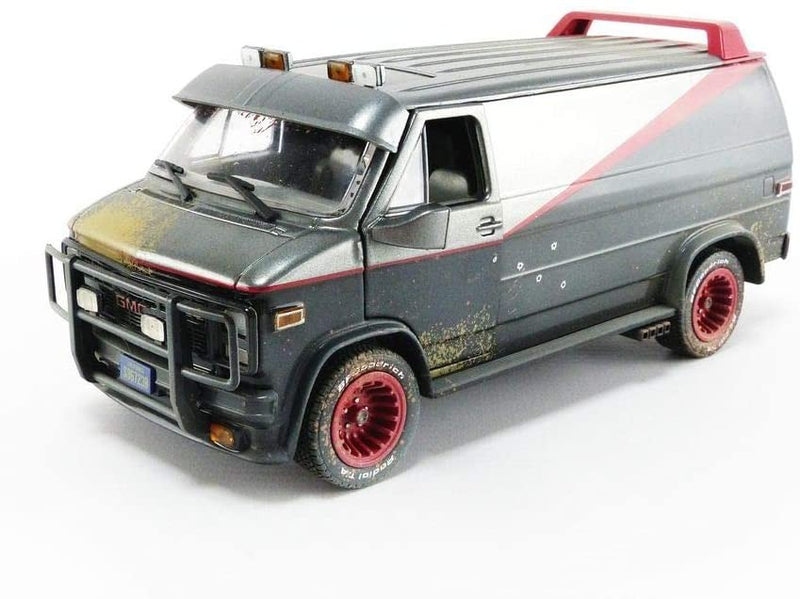 GMC Vandura 1983 "The A-Team" Weathered Version with Bullet Holes (1983-87 TV Series) 1:24 - 35480