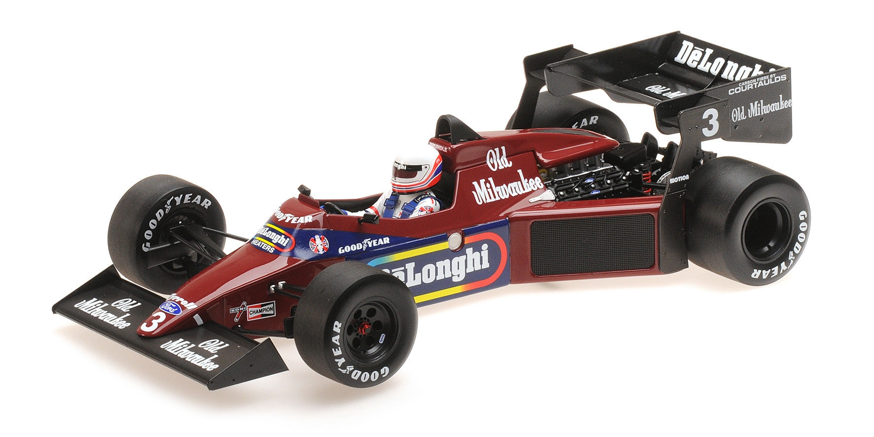 Tyrrel Ford 012 F1 1984 Detroit Gp Martin Brundle 1:18 - 3566