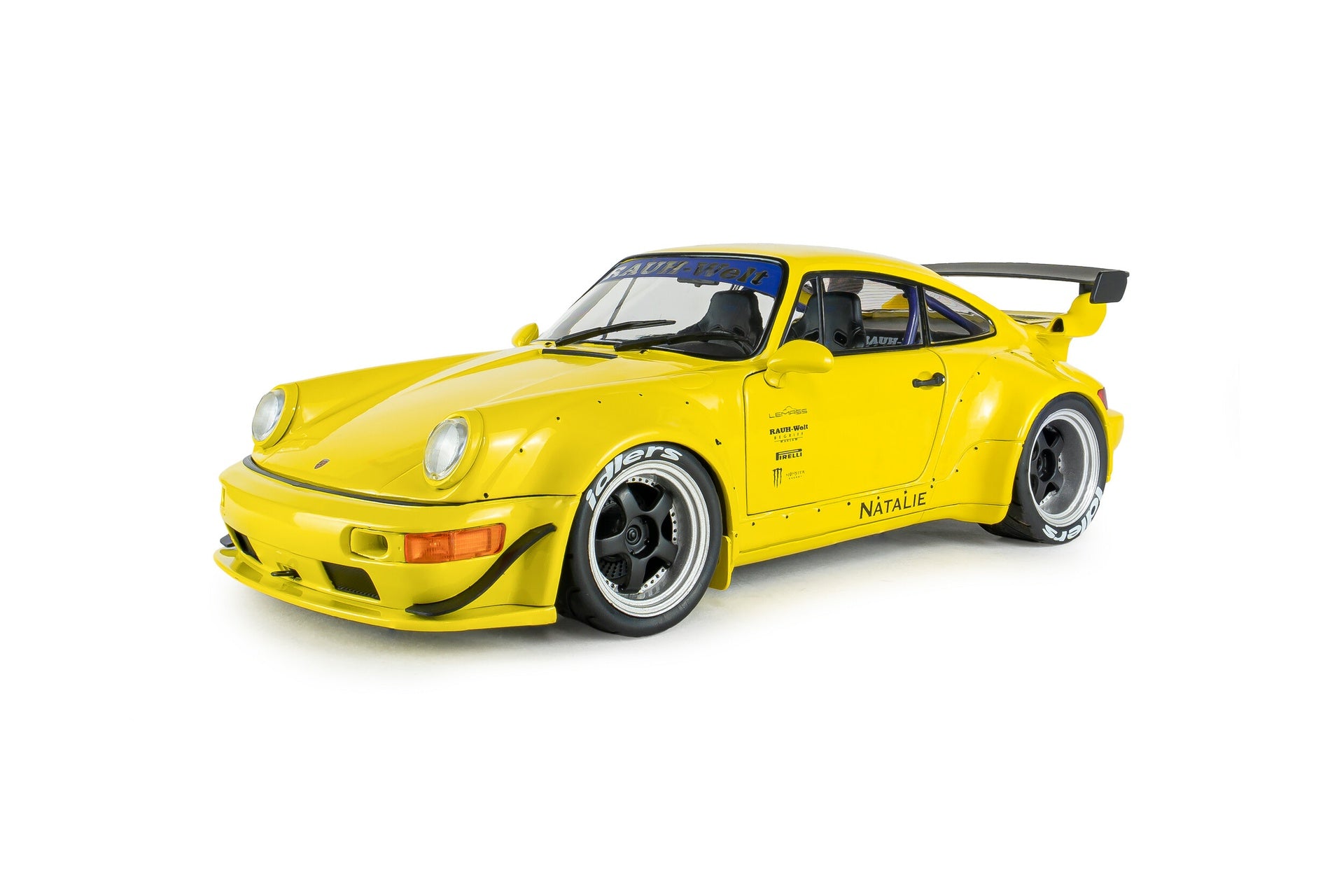 Porsche 911 (964) RWB Rauh-Welt "Natalie" 2023 yellow 1:18-8