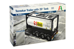Semirimorchio Tecnokar  With 20 Tank Trailer Kit 1:24 - 35890