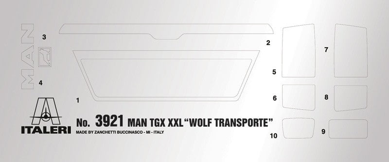 MAN TGX XXL "Wolf Transporte" Kit 1:24 - 35981