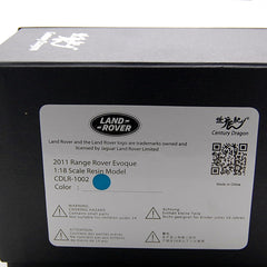 Land Rover Range Rover Evoque 2011 Baltic blu 1:18 - 36262