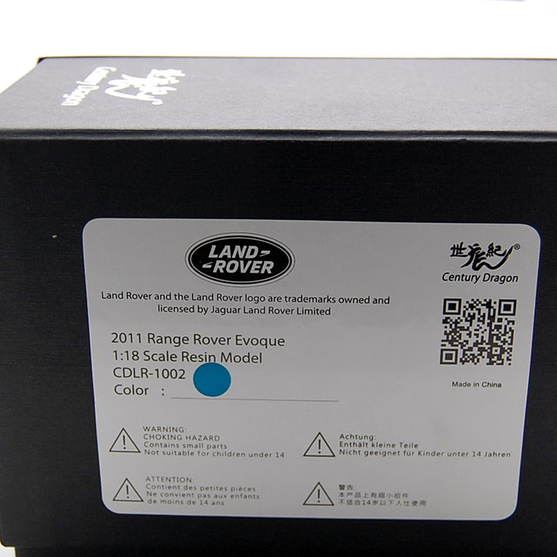 Land Rover Range Rover Evoque 2011 Baltic blu 1:18 - 36262