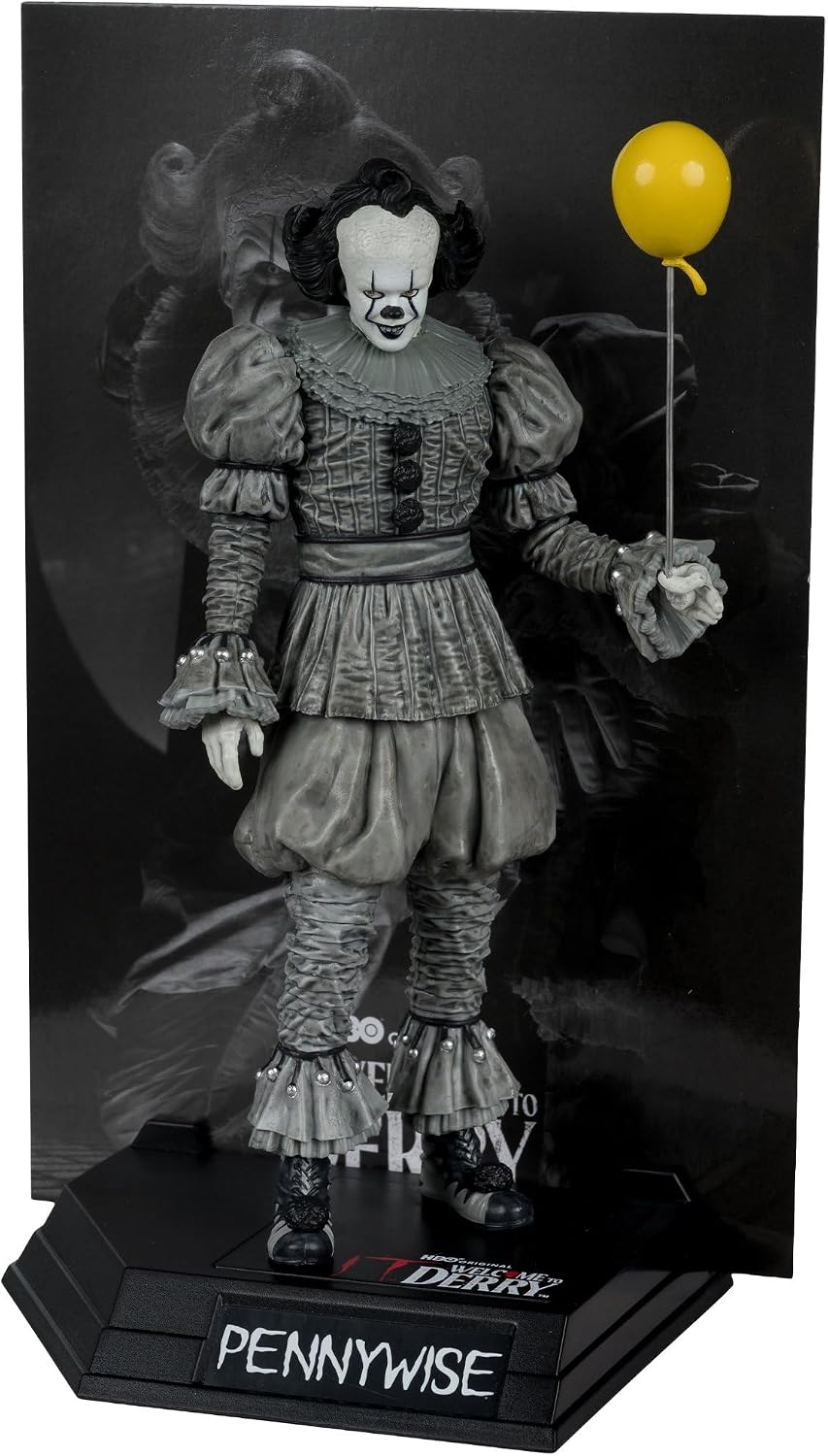 Pennywise Black&white Movie Maniacs "Welcome to Derry" AF 15cm-h-4